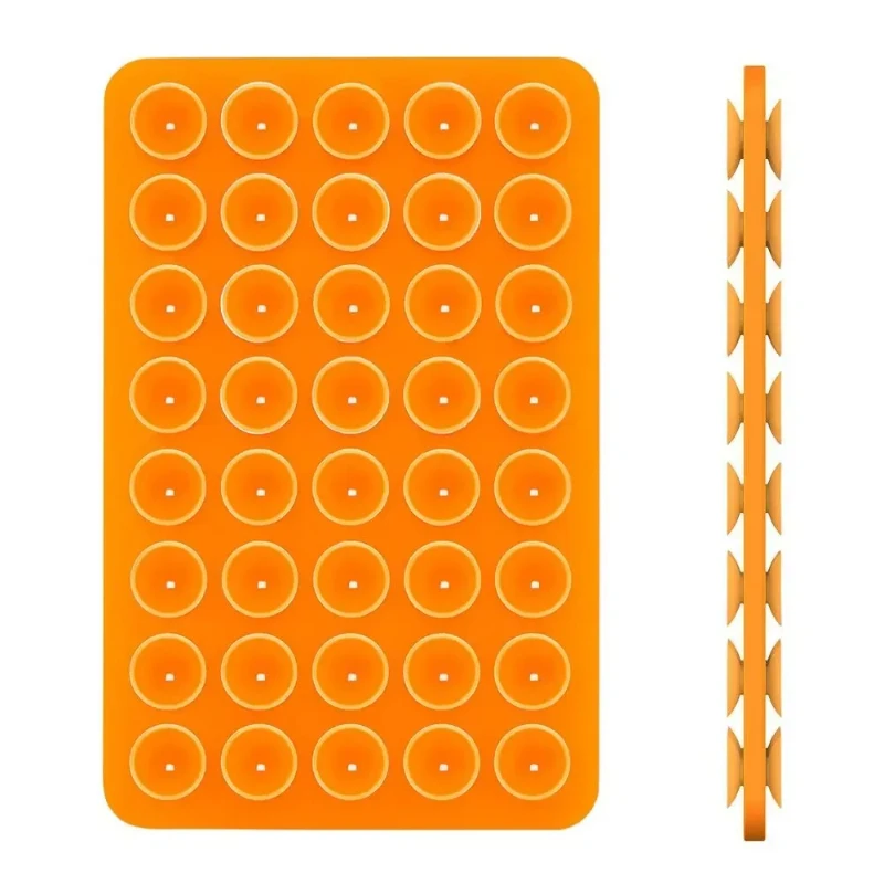 Suporte de celular com ventosa de silicone, forte fixação dupla face sem necessidade de usar as mãos, almofada de fixação para vídeo, ventosa de borracha de silicone, capa de silicone.
