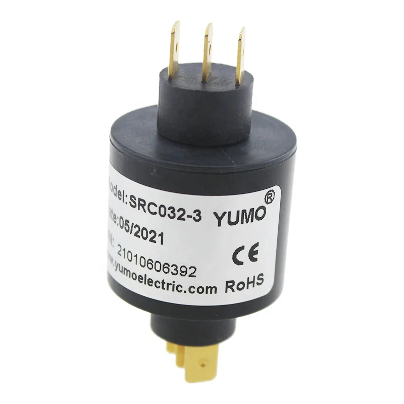 

YUMO ring connector SRC032-3 32mm PIN type slip golden plated rotary joint electrical