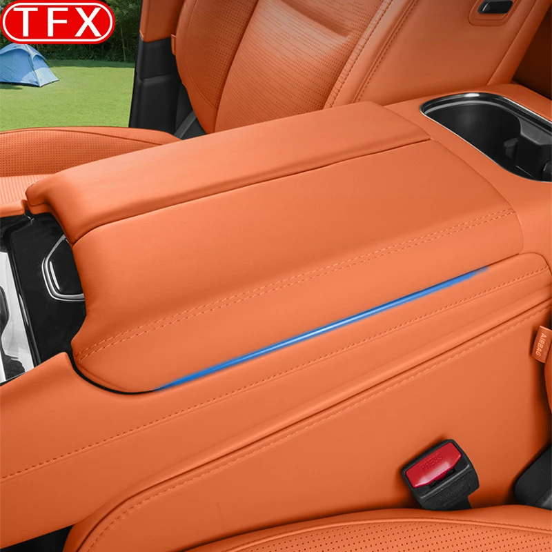 For Lynk&co 900 2025 Car Styling Armrest Box Cover Interior Center Console Armrest Protective Cover Modification Accessories