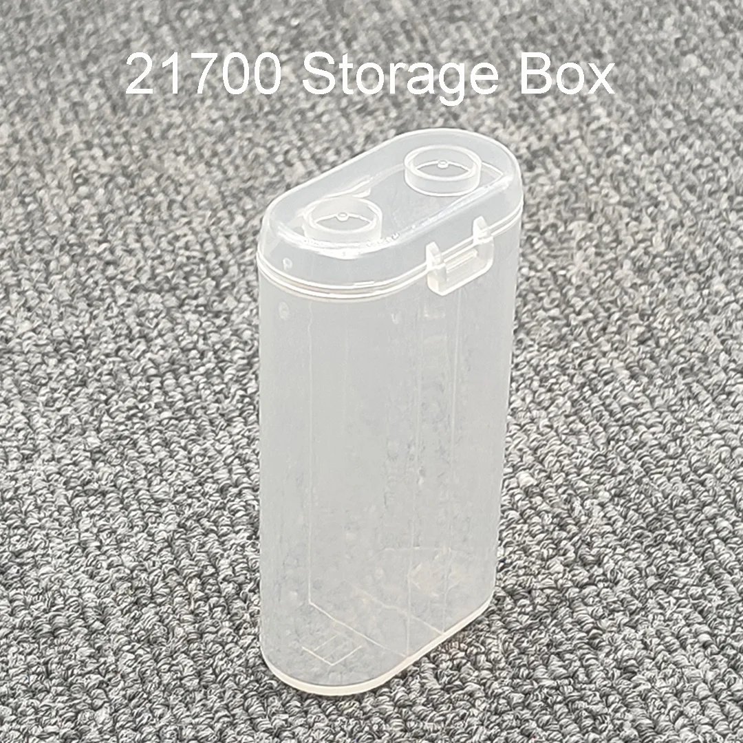 21700 battery storage box hard shell bracket 21700 charging battery box power box 21700 battery box plastic box transparent
