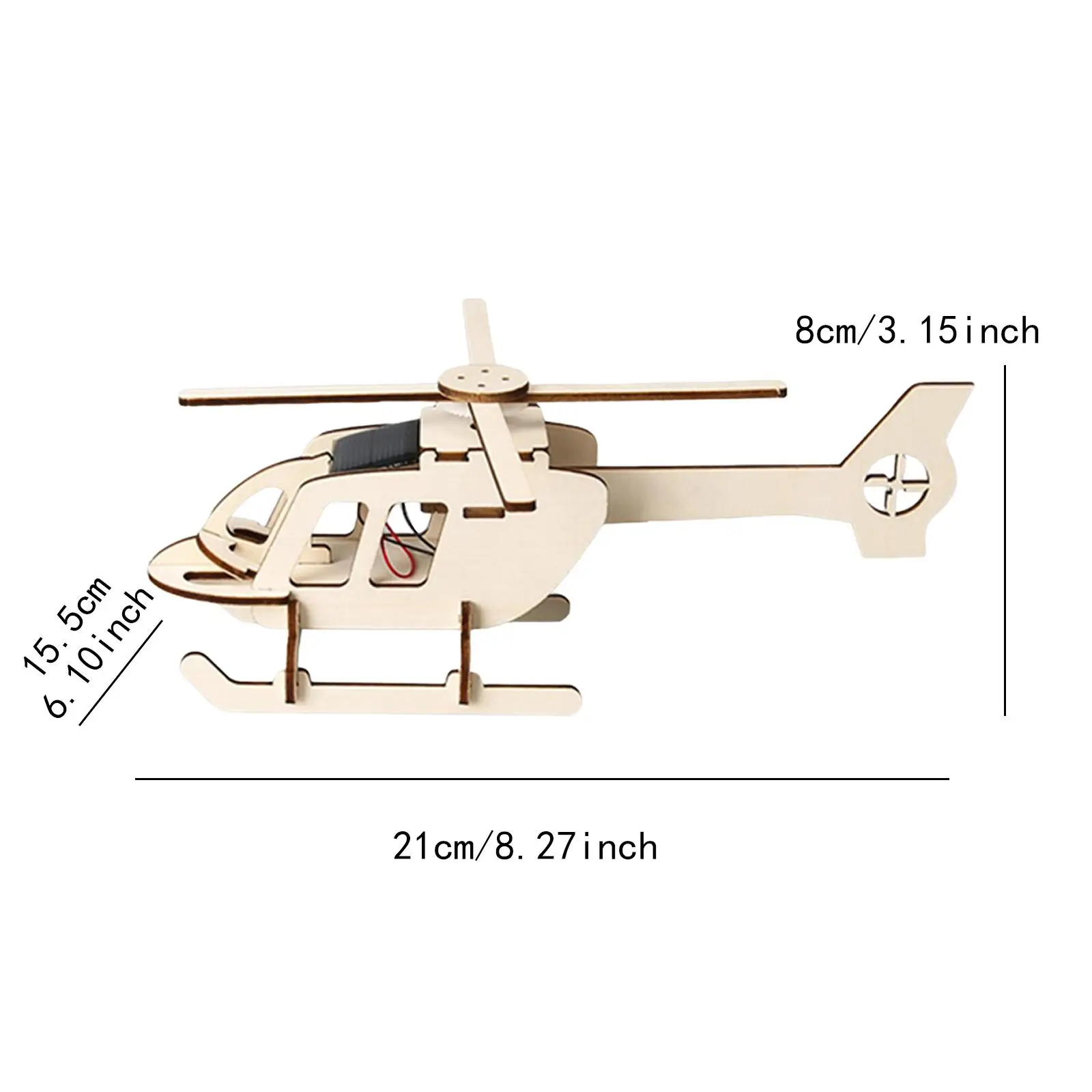 مجموعة نماذج مشروع العلوم الخشبية لتقوم بها بنفسك تجميع طائرات الهليكوبتر الشمسية لعبة تعليمية مشروع بناء للأطفال الأطفال المراهقين الهدايا