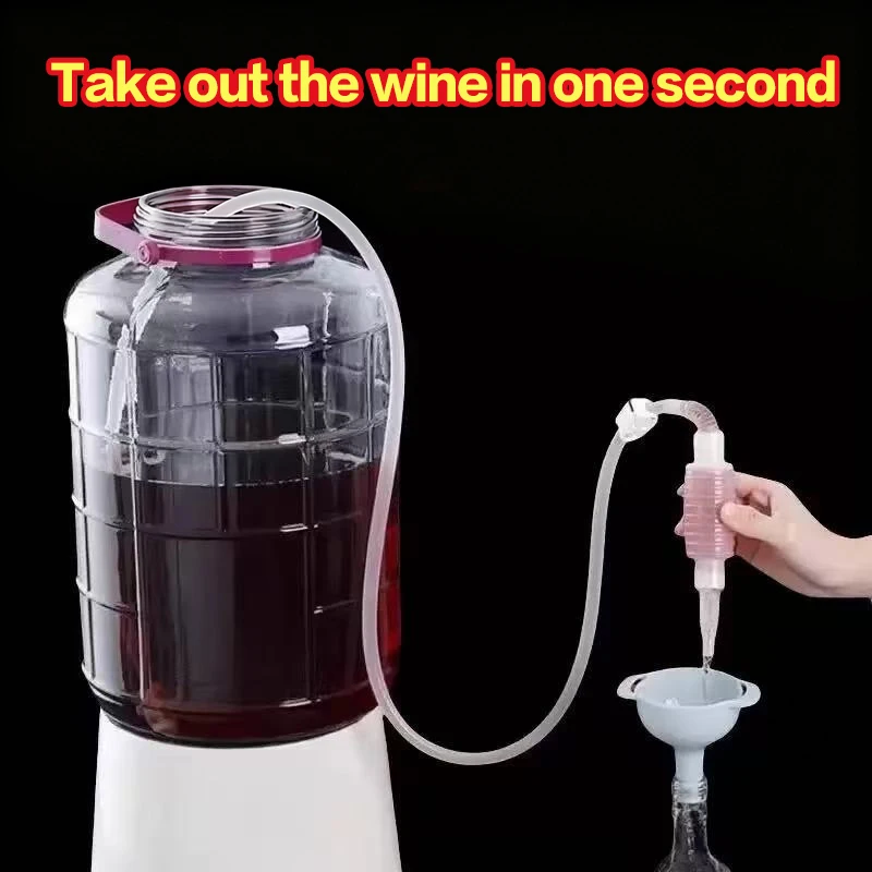 1Pc 2M/2.5M Semi-automatic Brew Syphon Siphon Filter With Valve For Wine Making Transparent Food Grade Tube For Homebrew
