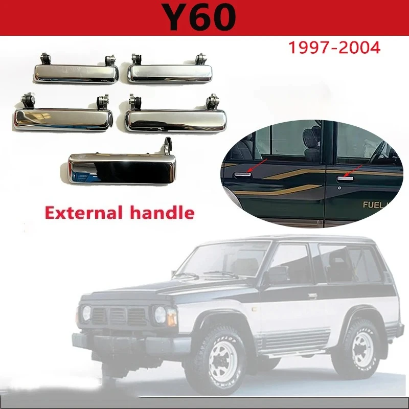 For Nissan Patrol Y60 External Door Handles Electrochrome External Door Handles Nissan Safari Door Handles OE80607-C6800