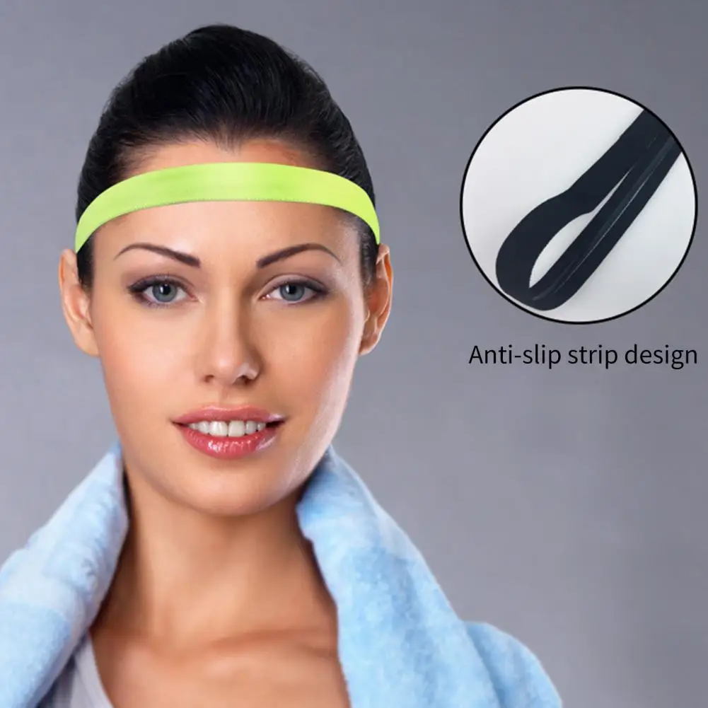 Super Light Sports Head Band Comfortable to Wear Moisture Wicking Quick-dry Running Stretch Yoga Hairband Fitness Accessory