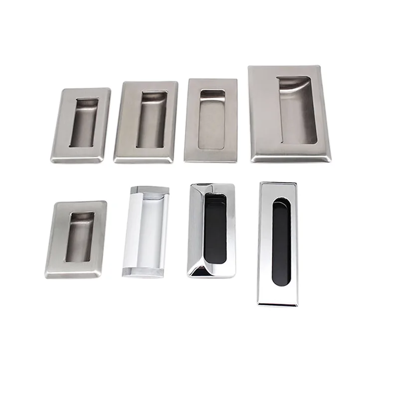 

Stainless Steel Concealed Handle Embedded Invisible Moving Wardrobe Drawer Cabinet Door Handle Zinc Alloy Industrial