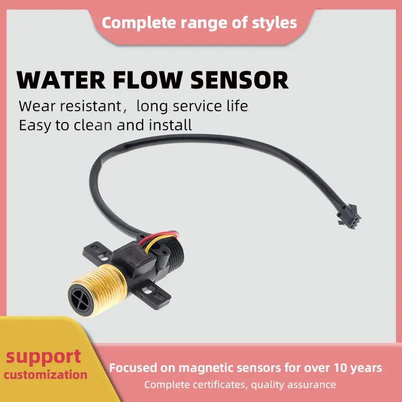 

Hall water flow sensor flow meter sensor toilet high temperature liquid controller switch for precise measurement and durability