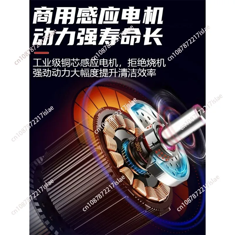 220V High Pressure Steam Cleaning Machine, High Temperature Hot Water Cleaner for Kitchen Range Hood & Home Appliances
