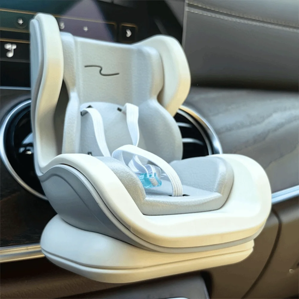 

Durable Doll Car Seat Plastic Only Selling Seat Car Doll Safety Seat Cartoon Ornaments Cartoon Chair Model Car Interior Styling