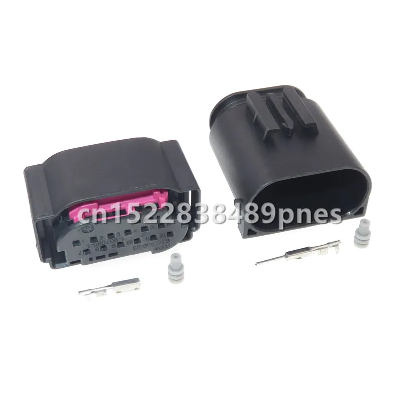 

12 Pole 1534151-1 1534152-1 Car Lane Assist LCA Connector 1-967680-1 For VAG Volkswagen Audi Benz Porsche 4E0 972 713 4E0972713