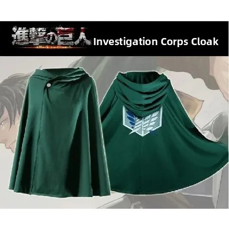 Atta on Titan Survey Corps Freedom Wing Commander Mantello Cosplay loween Performance Costume Etnico tradizionale da donna...