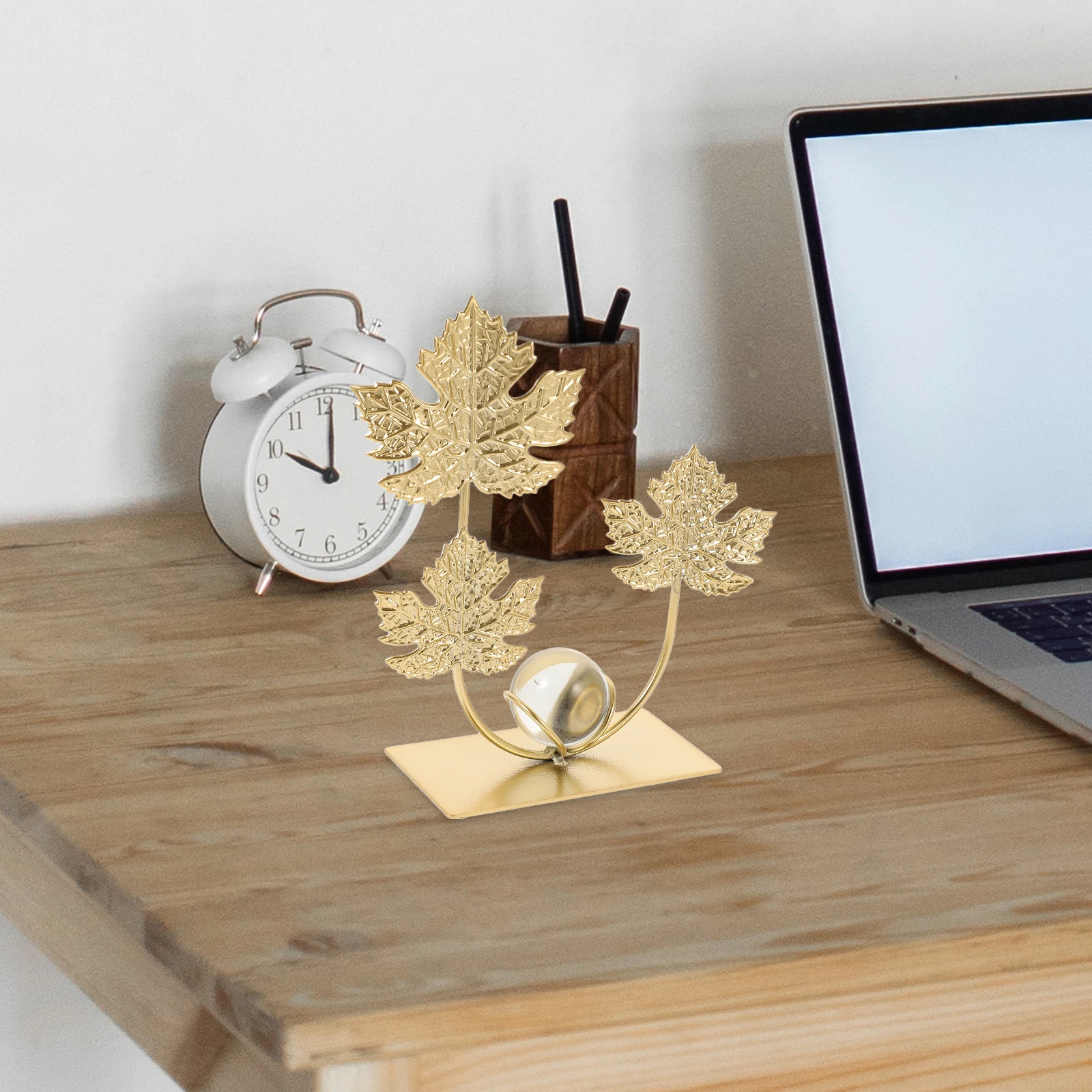 

Leaf Desktop Crystal Ball Crystal Ball With St Gift naments Decorations Home Entrance Living Room Cabinet
