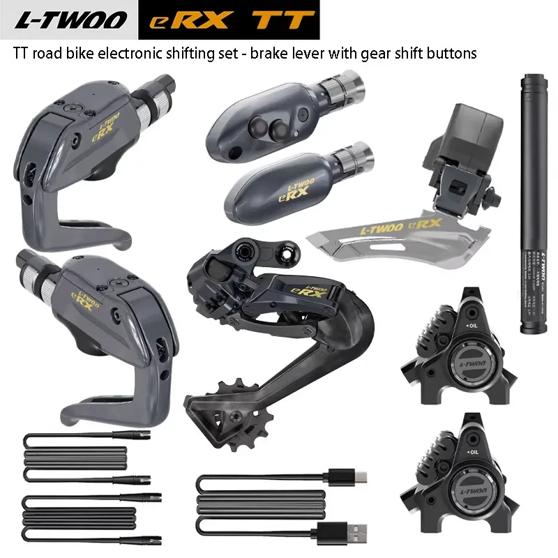

Электронный комплект переключения передач L-TWOO eRX TT для велосипедов - тормозная ручка с кнопками переключения скоростей для шоссейных велосипедов