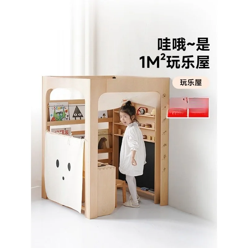 

Children's Furniture 1 ㎡Kitchen Play Busy House Picture Book Bookshelf Baby Early Education Game Table