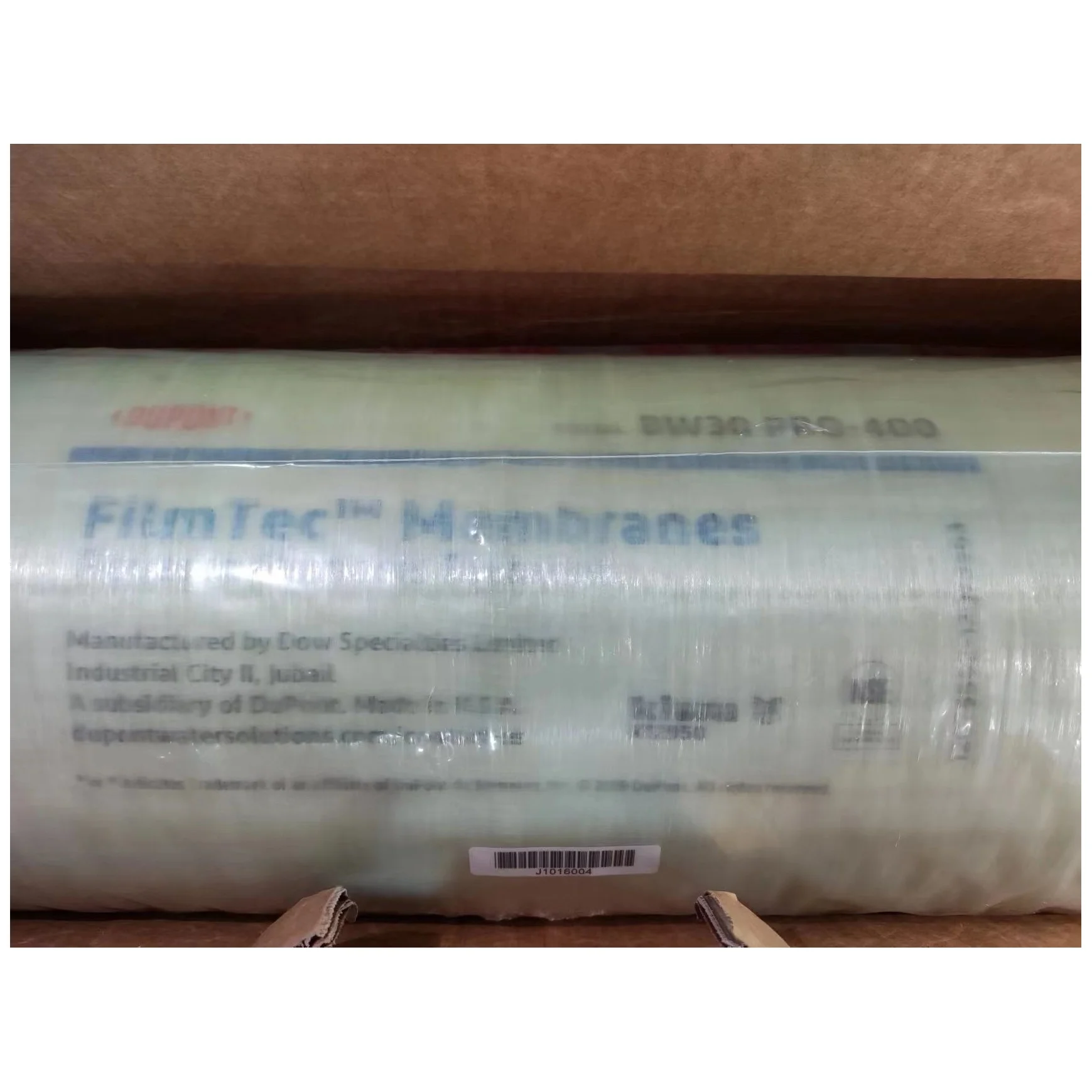 

2024 Hotsale Brackish Water Membrane 225psi BW30-400 Filmtec Membrane 8040 Hsro 40 Membrane Filter