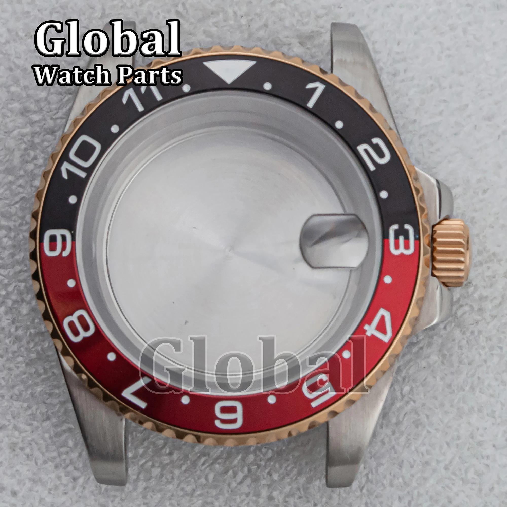 Men's Watch Diving Case 50M Waterproof Stainless Steel Case Sapphire Glass Repair Watch Parts Fit NH35 NH36 Automatic Movement