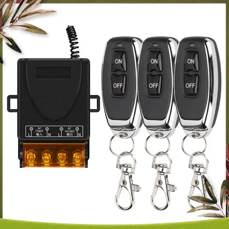 New-Wireless Remote Control Switch 433Mhz DC8-80V 30A RF Relay Receiver For Motorcycles Appliances Irrigation Systems