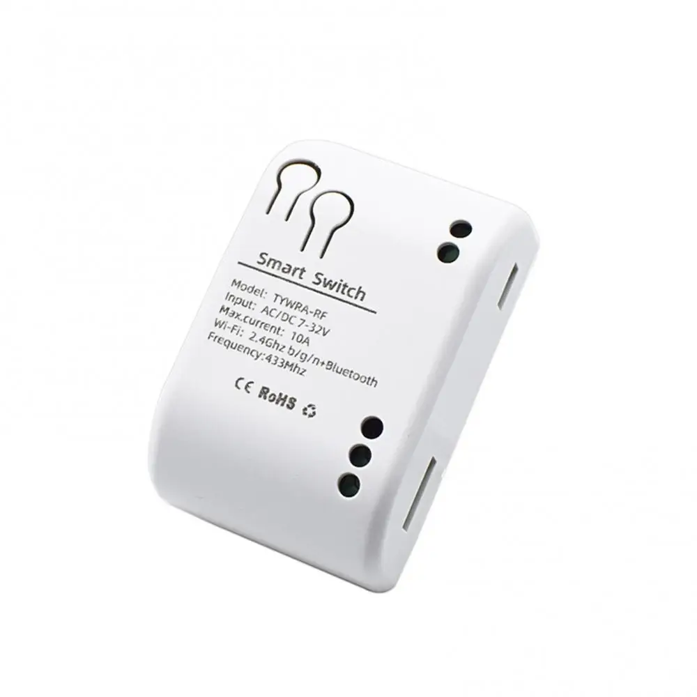 Módulo de interruptor Wifi inalámbrico con Control remoto inteligente, 1/2/4 canales, CC 7-32V, 5V, 12V, 24V, 220V, receptor RF, 10A, relé wifi para Alexa DIY