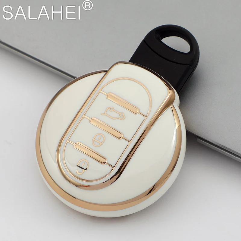 3 Button Car Key Case Cover Shell For BMW Mini Cooper F55 F56 F57 F54 F60 JCW Clubman Countryman Keychain Holder Accessories 4