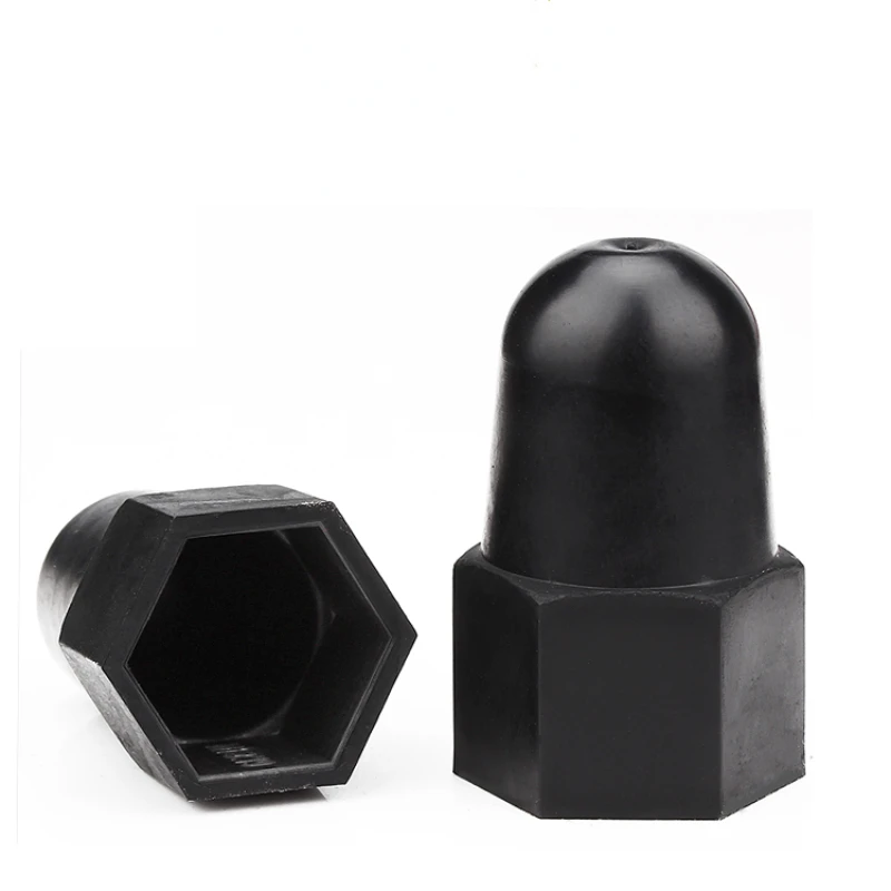 M8 M10 M12 M14 M16 M18 M20 M22 PE plastic hexagon nut caps are used for exterior decoration protection nuts of automobile wheels