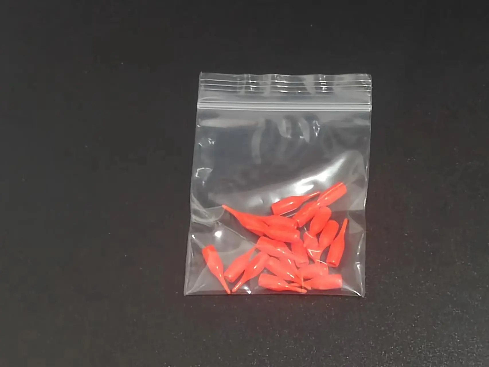 20 teile/los Gummi Angeln Float Drift Schwanz 2,0mm 2,5mm 3,0mm 4,0mm auffällige Bohnen Anschlüsse für Leucht stab Zubehör b614