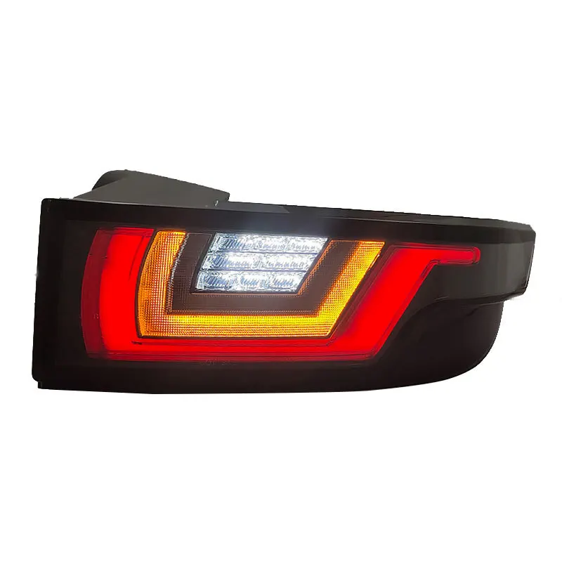 2 قطعة مصباح ليد خلفي ديناميكي لاند روفر رينج روفر إيفوك 2012-2018 بدوره إشارة عكس تشغيل مصباح مكبح