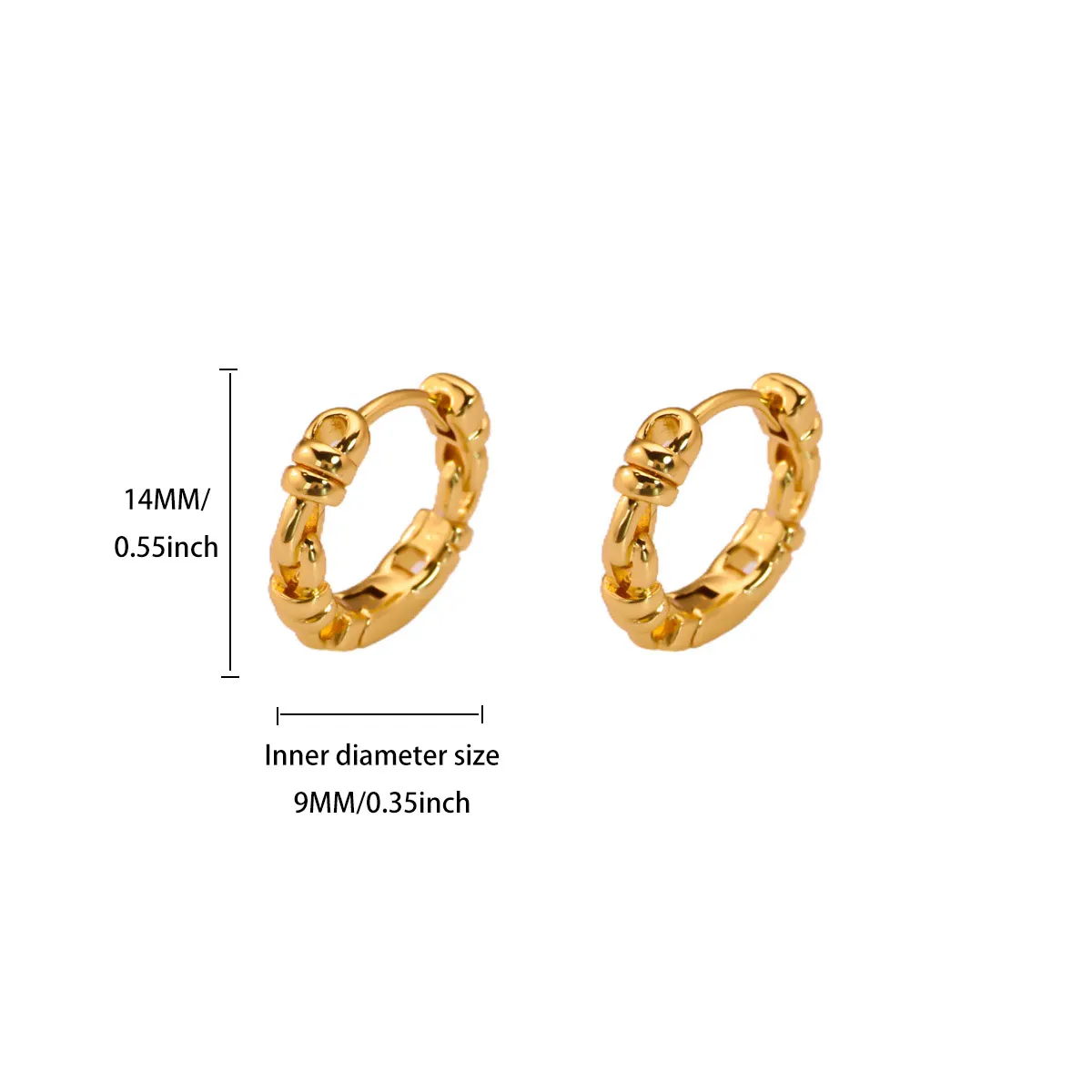 شحن مجاني خمر هوب أقراط للنساء الفولاذ المقاوم للصدأ ثقب القرط 2025 موضة جديدة مجوهرات الزفاف