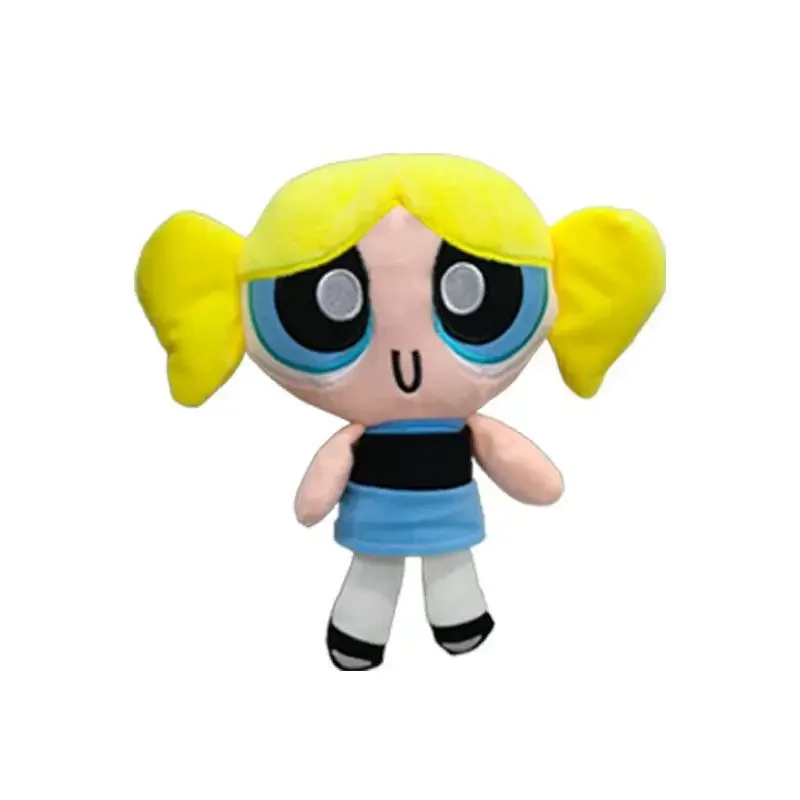 The Powerpuff Girls Season 1 Plush Toy 25CM Sofa Pillows  Plush Doll Pillow Filled Cartoon Children's Holiday Gifts  Peripherals