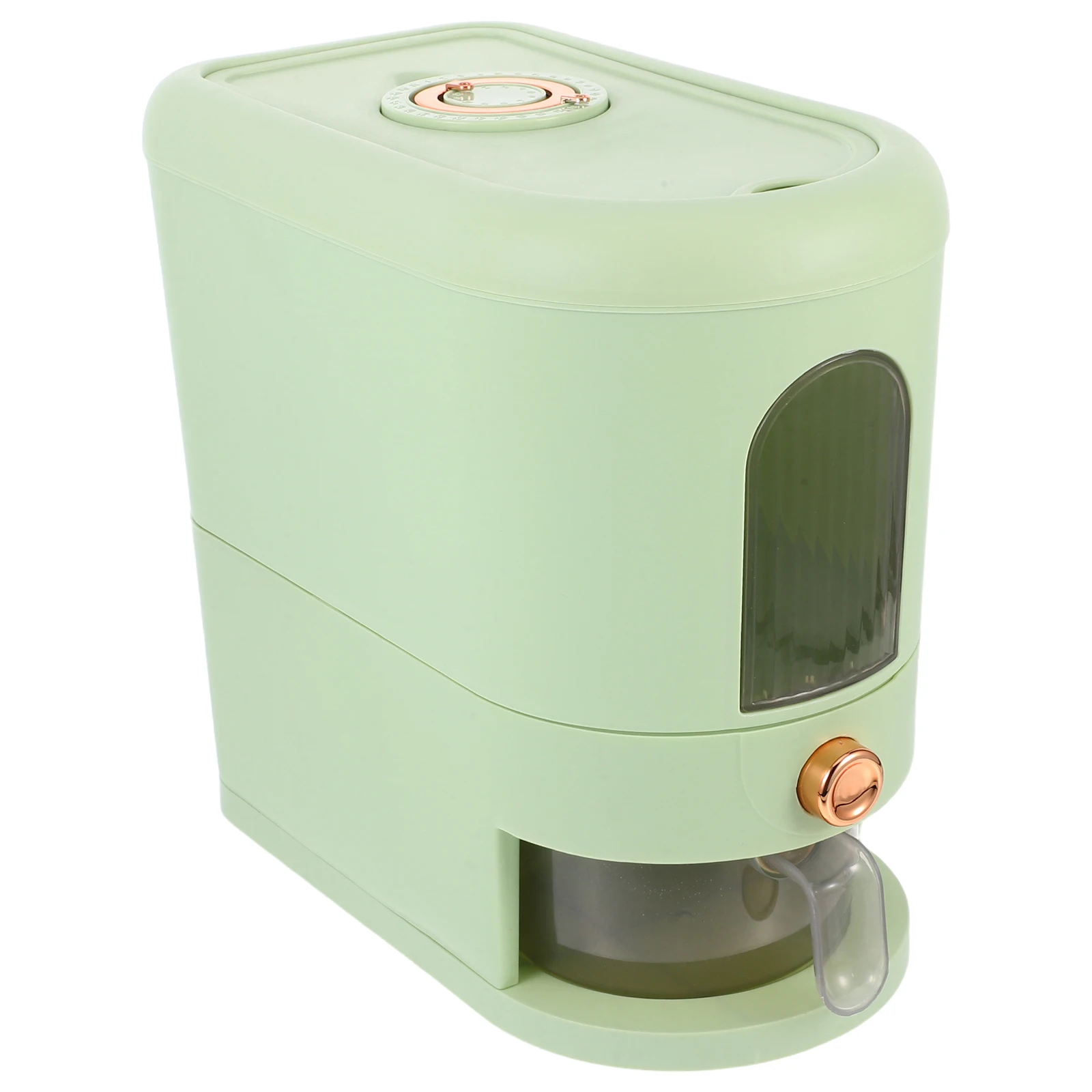 

Rice Bucket Flour Storage Container Airtight Bins Clear Holder Dispenser Grain Cereal Buckets with Lids for Pantry Tank