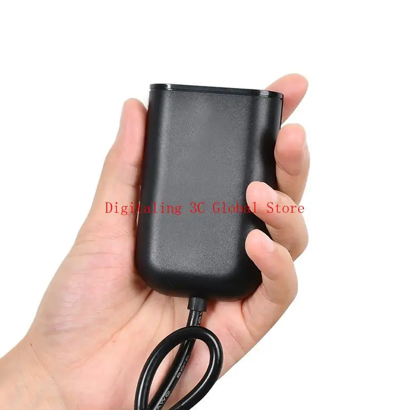  USB Power Adapter 12V 24V to 5V 2.1A with Battery Clip 3 Ports Charging Adapter