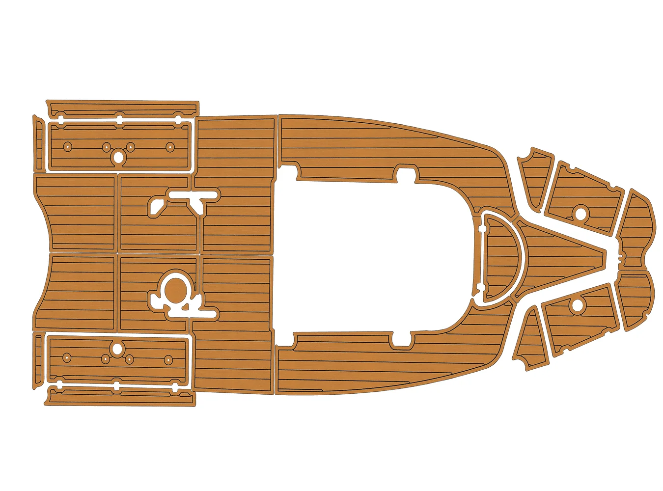

2007-2014 Sea Fox 256 CC 1/4 дюйма, 6 мм, пена EVA, нескользящий ПВХ, тик, настил, морской коврик,...ek, водный ковер, морской пол