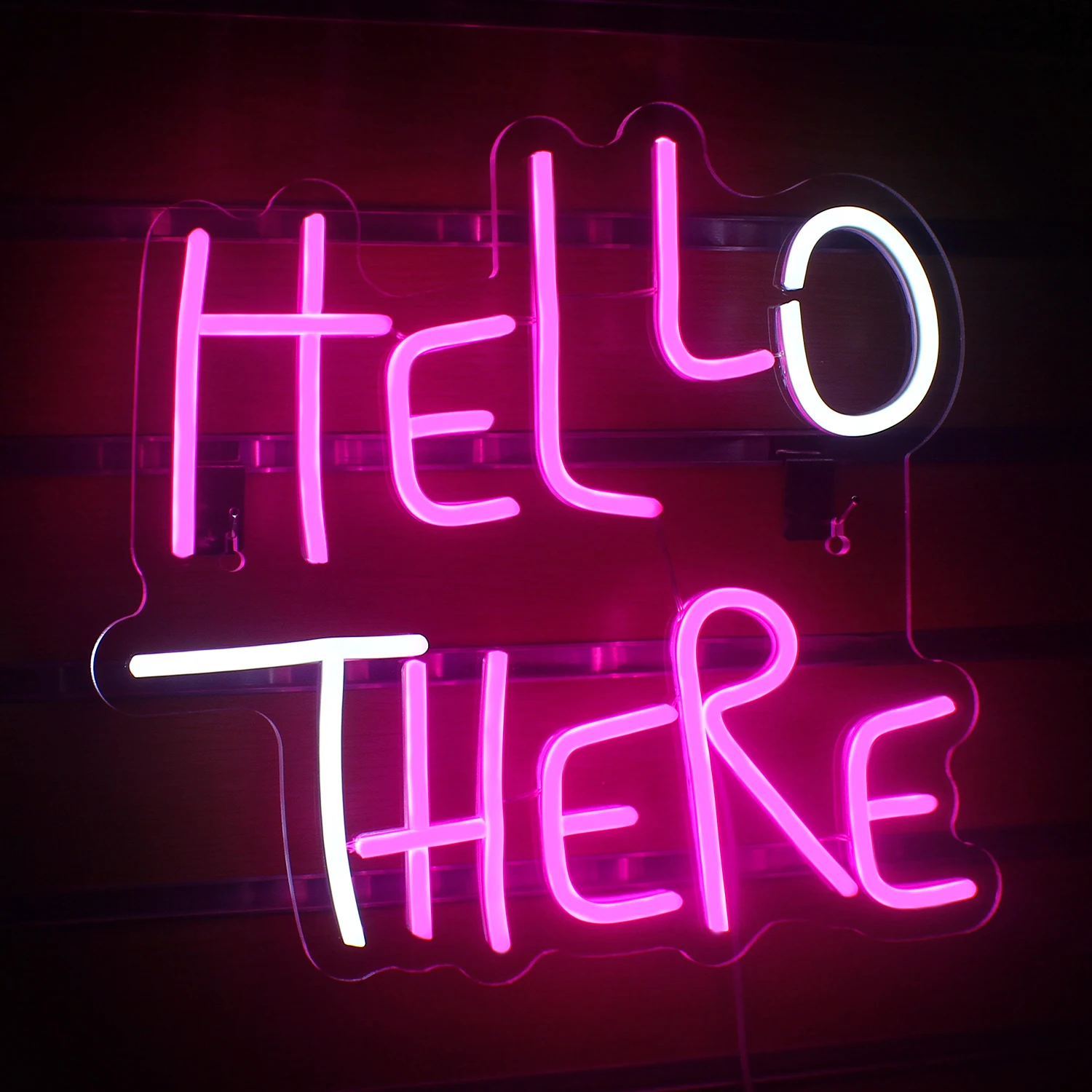 Hello There Halloween Neon Sign Neon Light LED Acrylic Wall Light Signs Halloween Day Party Decor Halloween Man Cave Gift