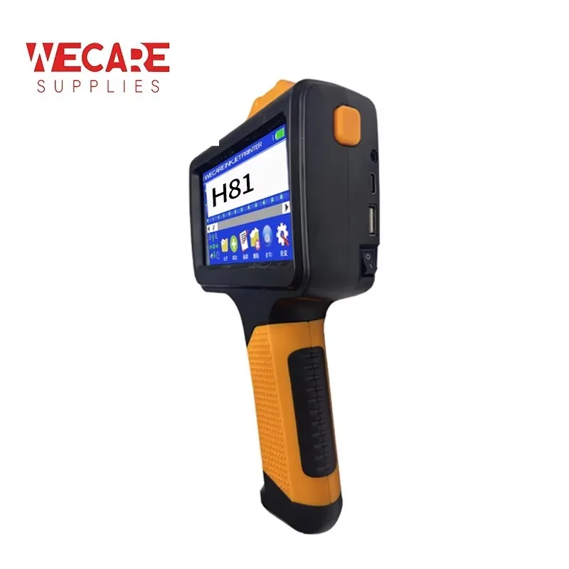 H81 Handheld Large Character Inkjet Printer for Lithium Batteries Printing on Multiple Material Surfaces