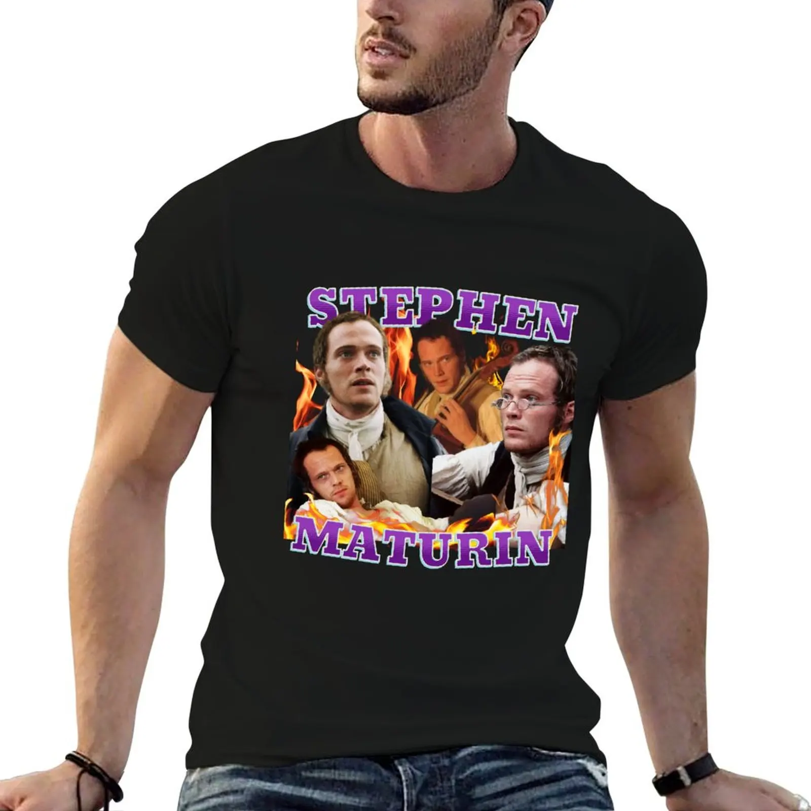 Camiseta Stephen Maturin, camisetas para hombre, paquete de camisetas de algodón, camisetas de hombre, camiseta de diseñador