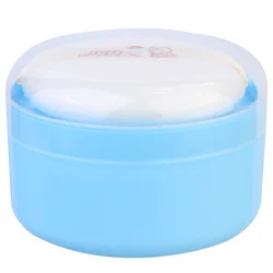 Body Powder Box Baby Puff Container Case Talcum Skincare Kids Nail Kit Portable