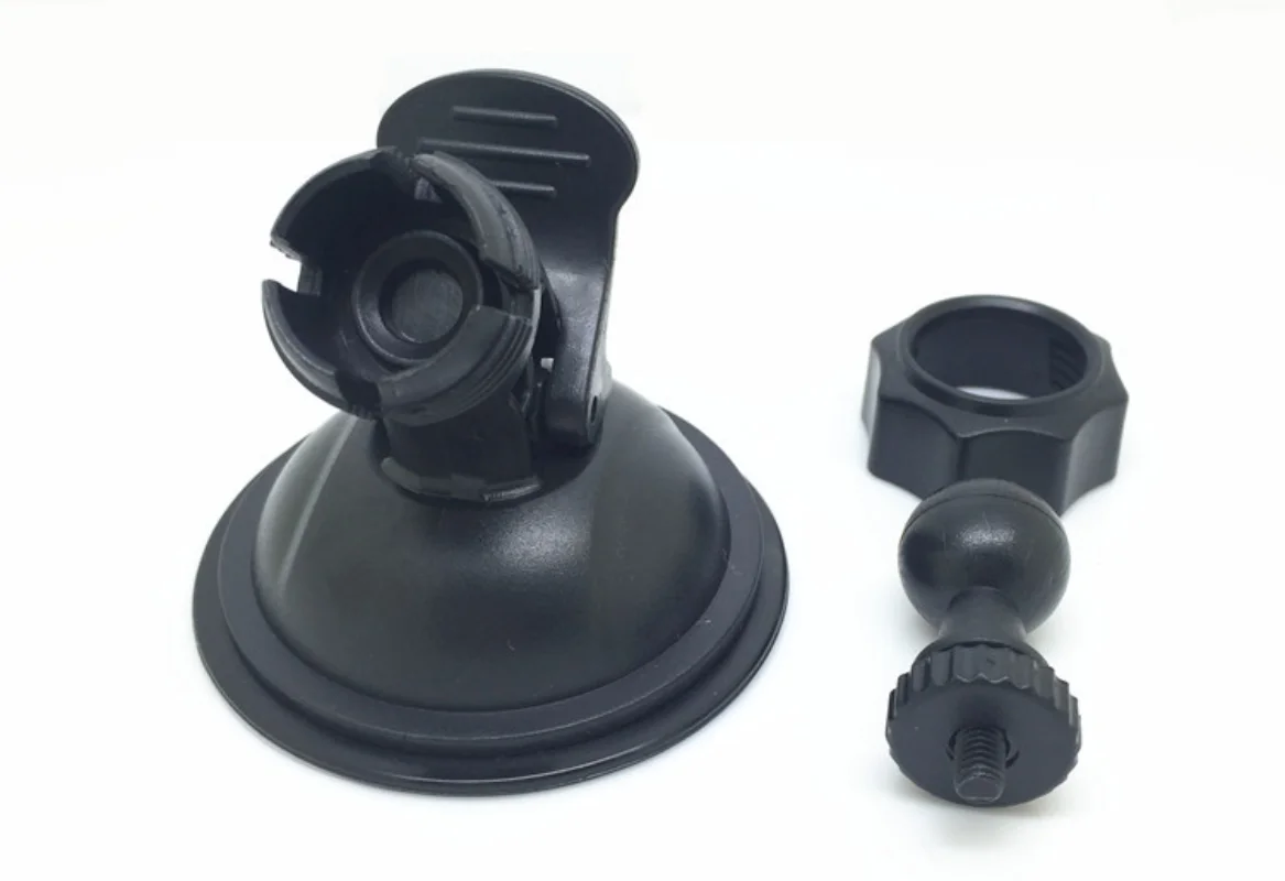 4mm Screw Head Holder for Car Driving Video Recorder Suction Cup Bracket 360 Rotatable GPS Navigation Camera Base Car DVR Holder