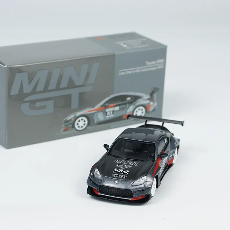 MINIGT-Modèle de voiture GR86 120.Chen HKS, véhicule en alliage moulé sous pression turbocompressé, échelle 1:64, #820