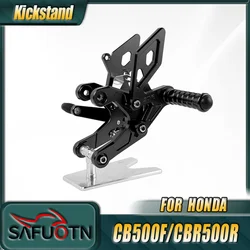 Adjustable Rearset Rear Set For Honda CBR 500R CB 500F 2015-2024 Motorcycle Footrests Footpeg Foot Rests Parts