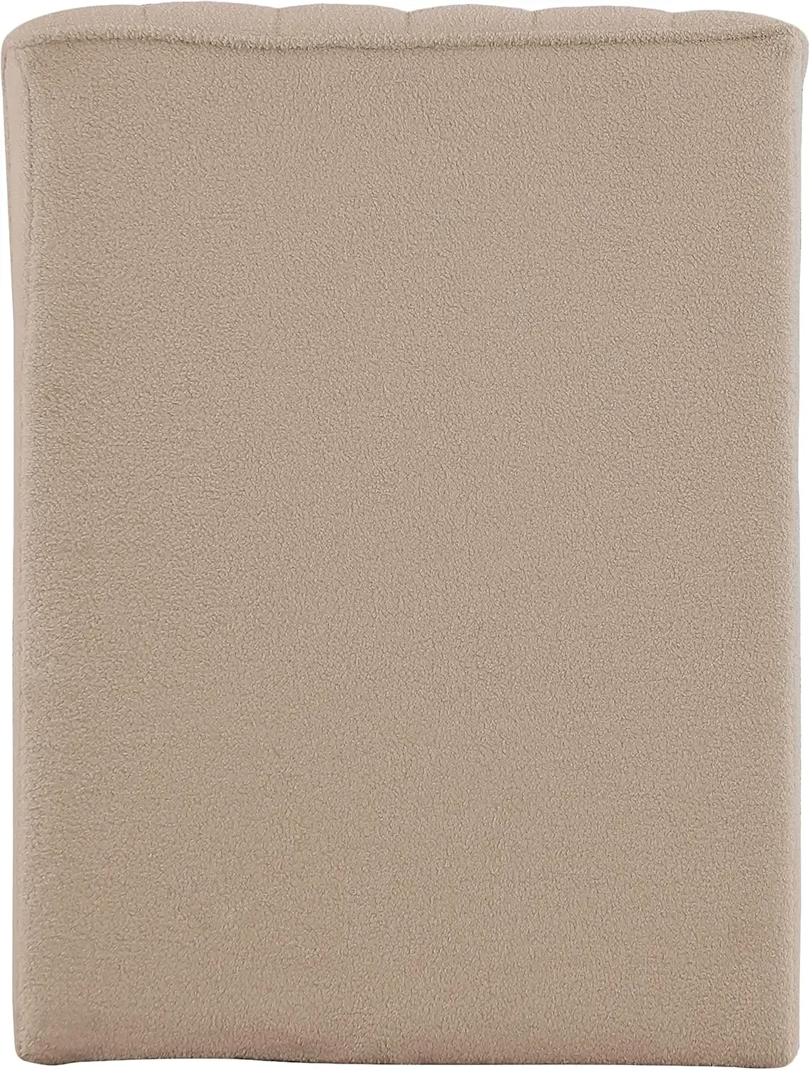 [أفضل بائع! ]156 مجموعة أوريان البيج الحديثة |   كرسي معاصر مع قماش تيدي بيج ناعم