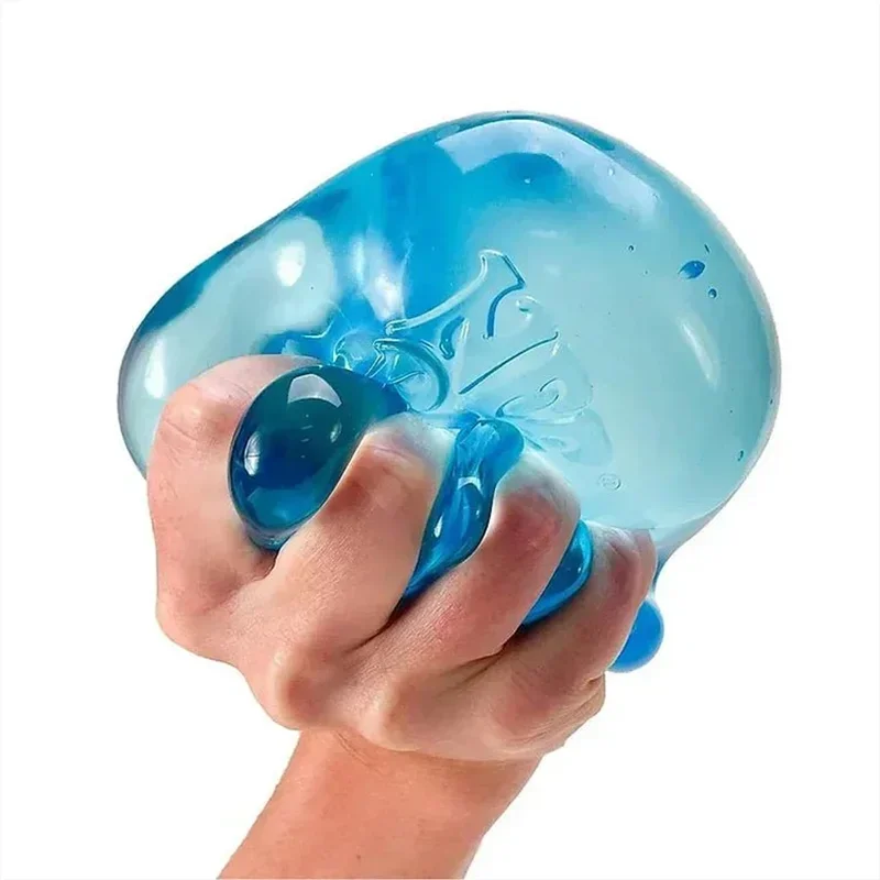 

Ice Cube Squish Toy Stretchy Maltose Anti-Anxiety Fidget Toy Quiet Portable Desk Stress Relief Toy for Teens Adults Daily Relax