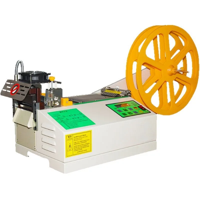 

Automatic tape cutting machine, hot and cold cutting ribbon zipper elastic ribbon satin ribbon belt breaking machine