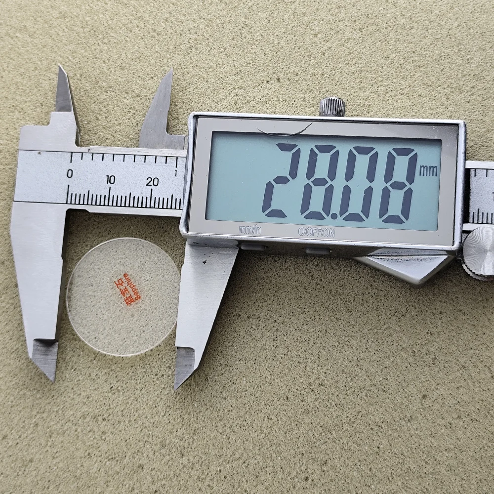 Uhrenteil Saphirglas Dicke 1,0-3,0 mm Durchmesser 24-41 mm Flaches Rundes Transparentes Kristall-Mineralglas Passend für Uhrengehäuse – Detail 8