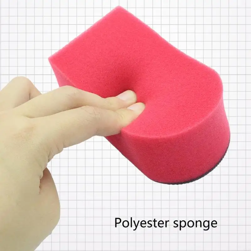 U2JA Car Detailing Pad Reusable Cleaning Sponge Wax Polish Pad Scrubber Decontamination Sponge Block Cleaner Car Clay Bar Pad