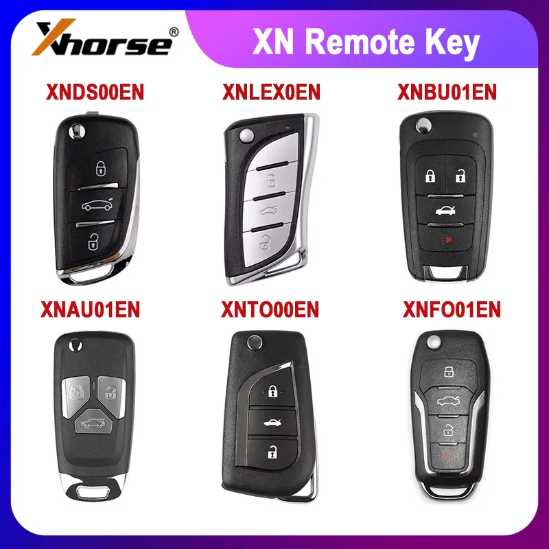 

1 Pieces Xhorse VVDI XN Series Wireless Universal Remote Key XNDS00EN XNBU01EN XNAU01EN XNFO01EN XNTO00EN XNLEX0EN