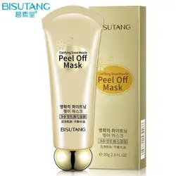 80g Korean Peel Off Facial Mask Snowy Skin Cleansing Moisturizing Olive Oil Seaweed Extract Blackhead Remover Sensitive Skin