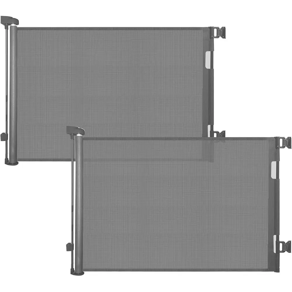 

Комплект из 2-х выдвижных ворот для безопасности детей или для использования на лестницах — высота 33 дюйма, расширяются до 55 дюймов в ширину — защитные ворота для младенцев, малышей, собак и домашних животных — простая установка