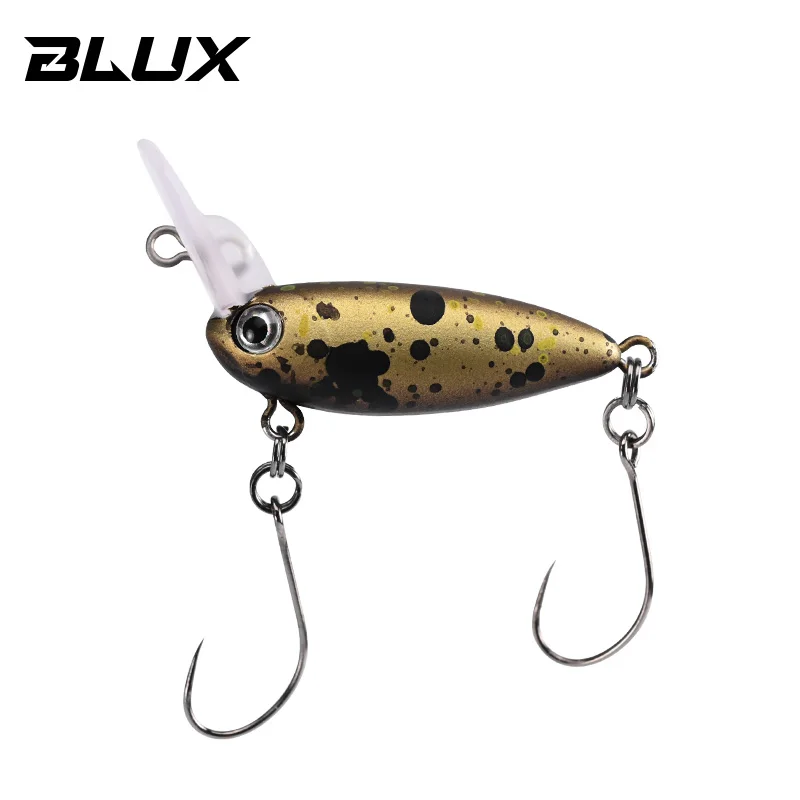 BLUX MANGO S Kurbelköder 2,7 g 30 mm Bereich Forelle UssA Wobbler über dem Kopf Lippe Kurbel Angelköder Süßwasser künstlicher harter Köder