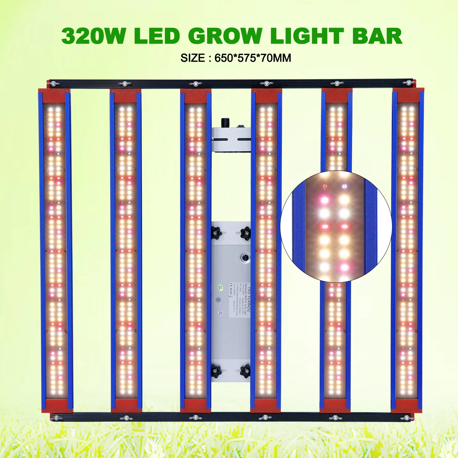 Lampe de culture LED 180W 320W à spectre complet LM301H EVO pour serre hydroponique, plantes, fleurs et légumes en phase de croissance et de floraison