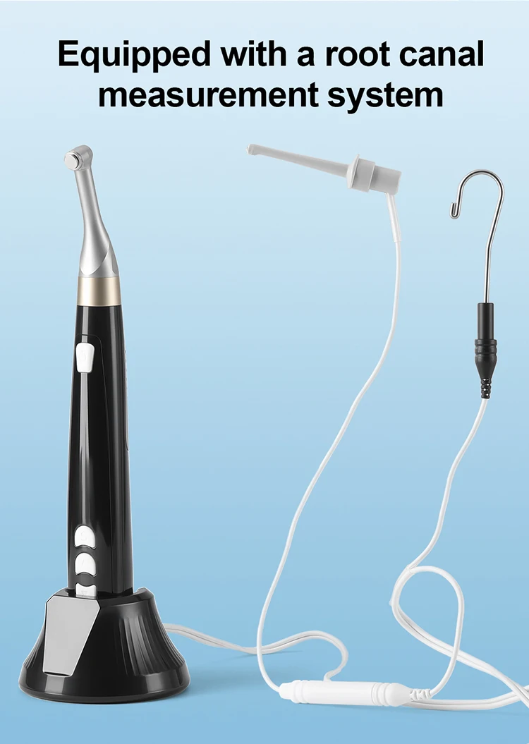 AZDENT 2-in-1 Dental Endo Motor mit integriertem Apex-Lokator, bürstenloser 1:1 Mini-Winkelstück, 6 Rotationsmodi, Wurzelkanalinstrument – Detail 5