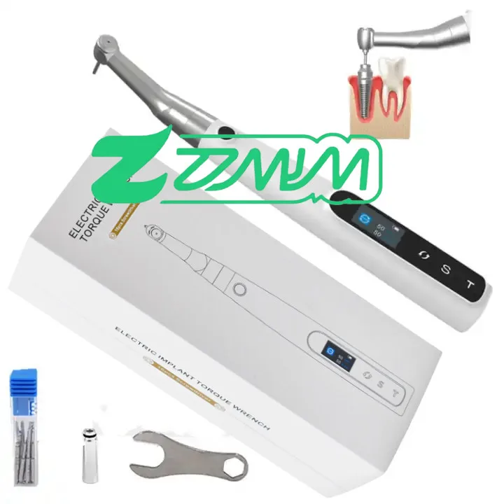 

den tal Electric Wireless Torque Driver imp lant Torque Wrench Motor Kit 50Ncm and 50rpm den tal Oral Equipment