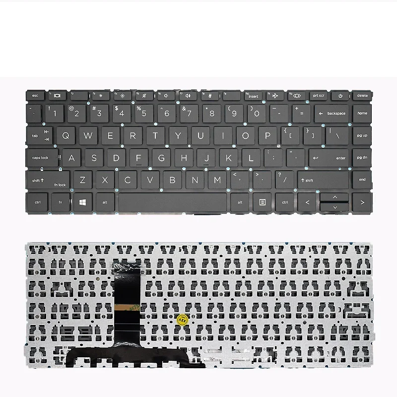 لوحة مفاتيح تخطيط أمريكي لجهاز HP ProBook 440 G8 440 14 بوصة G9 14 بوصة G10 لون أسود